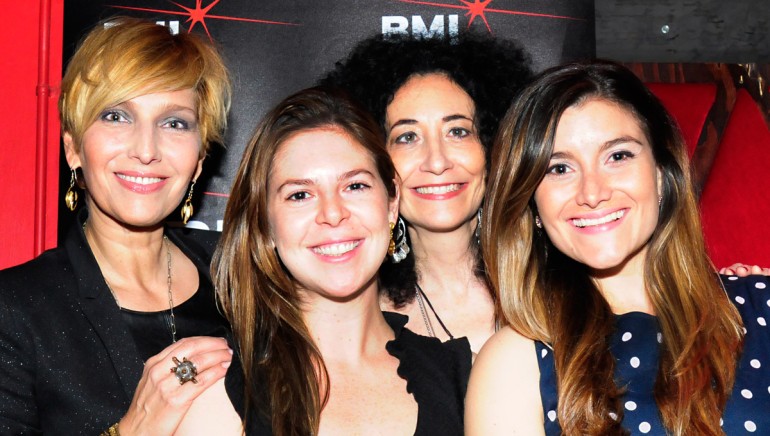Cristina Morrison, BMI’s Carolina Arenas, Eljuri, Laura Kalop at Rockwood Music Hall in honor of Mother’s Day 2014