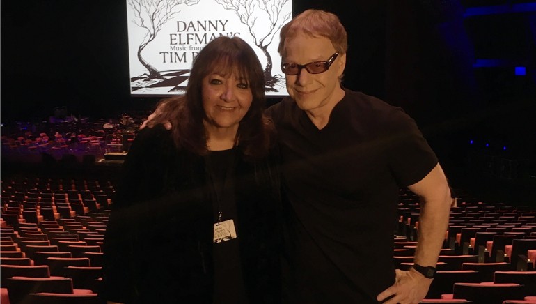 Pictured in Paris are: BMI’s Vice President, Film, TV and Visual Media Relations Doreen Ringer-Ross with award-winning BMI composer Danny Elfman.