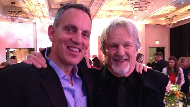 Mike O'Neill with Kris Kristofferson