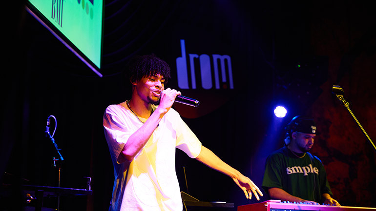 Chicocurlyhead performing at BMI’s Indie Showcase during LAMC 2024 at Drom NYC on Thursday, July 11.