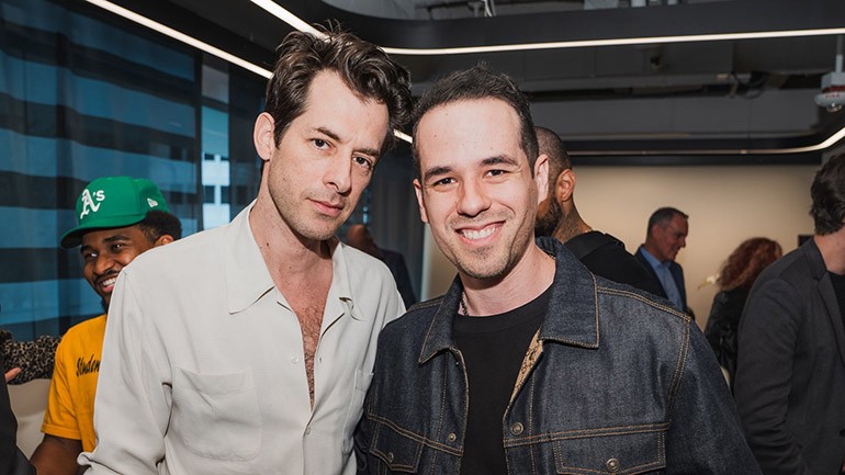 Mark Ronson and Edgar Barrera attend the BMI GRAMMY Nominee Celebration held at BMI's LA Office on Wednesday, January 31, 2024.