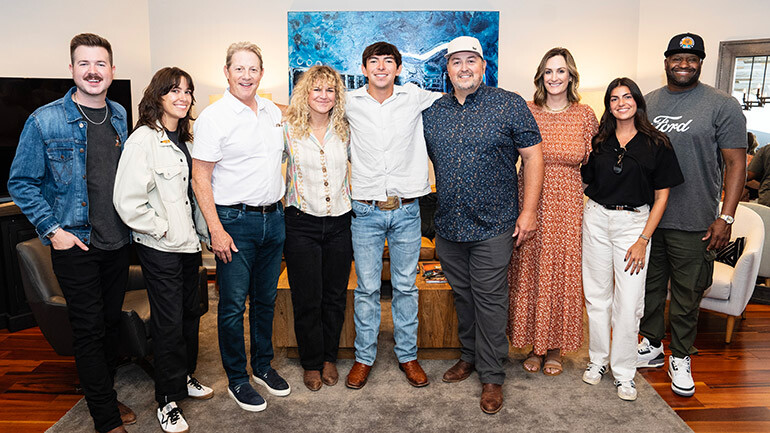 Photo L-R: BMI’s Josh Tomlinson, BMI’s Claire Dodelin, BMI’s Clay Bradley, BMI’s Nina Carter, Wyatt Flores, BMI’s Mason Hunter, BMI’s MaryAnn Keen, BMI’s Kelsey O’Neill, BMI’s Shannon Sanders.